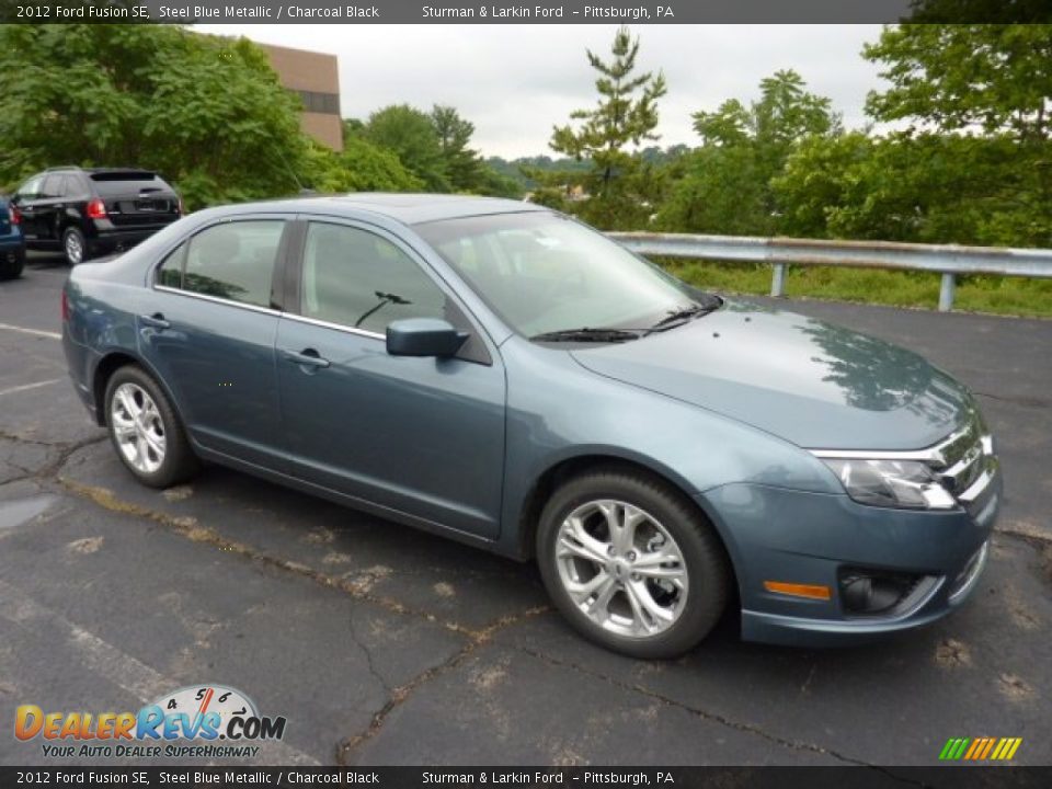 2012 Ford Fusion SE Steel Blue Metallic / Charcoal Black Photo #1