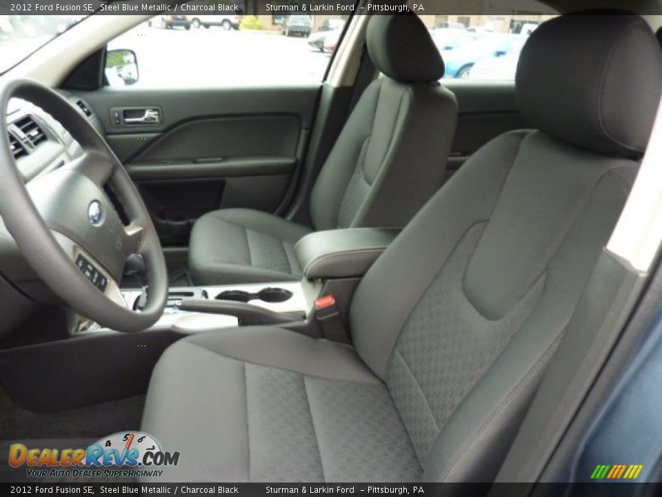 2012 Ford Fusion SE Steel Blue Metallic / Charcoal Black Photo #8