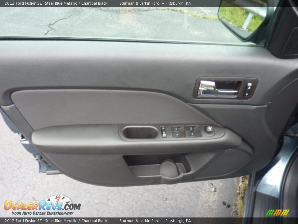 2012 Ford Fusion SE Steel Blue Metallic / Charcoal Black Photo #11