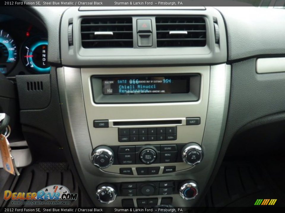 2012 Ford Fusion SE Steel Blue Metallic / Charcoal Black Photo #13