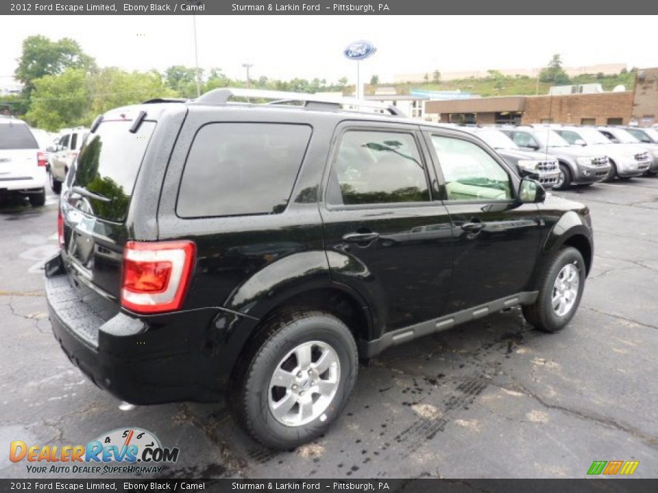 Ebony Black 2012 Ford Escape Limited Photo #2