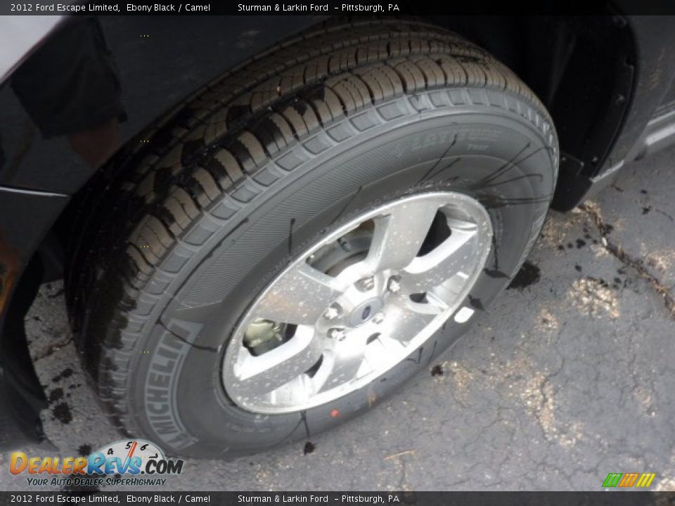 2012 Ford Escape Limited Ebony Black / Camel Photo #7