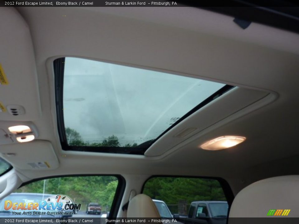 2012 Ford Escape Limited Ebony Black / Camel Photo #12