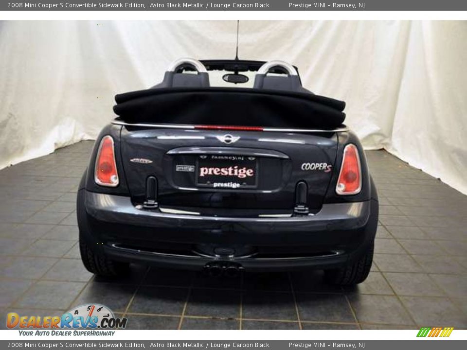 2008 Mini Cooper S Convertible Sidewalk Edition Astro Black Metallic / Lounge Carbon Black Photo #4