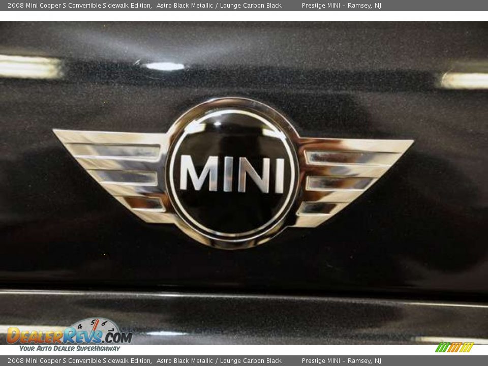 2008 Mini Cooper S Convertible Sidewalk Edition Astro Black Metallic / Lounge Carbon Black Photo #6