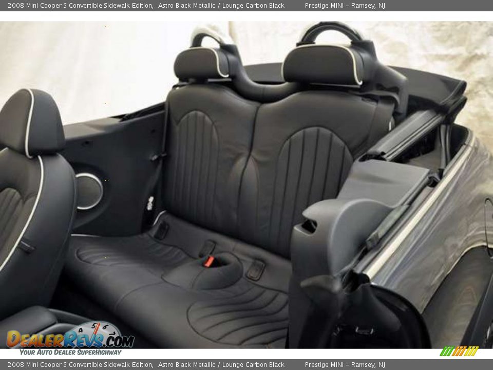 2008 Mini Cooper S Convertible Sidewalk Edition Astro Black Metallic / Lounge Carbon Black Photo #21