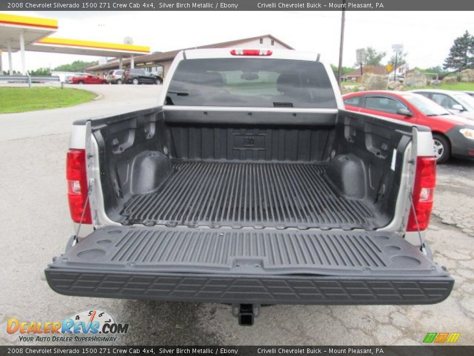 2008 Chevrolet Silverado 1500 Z71 Crew Cab 4x4 Silver Birch Metallic / Ebony Photo #7