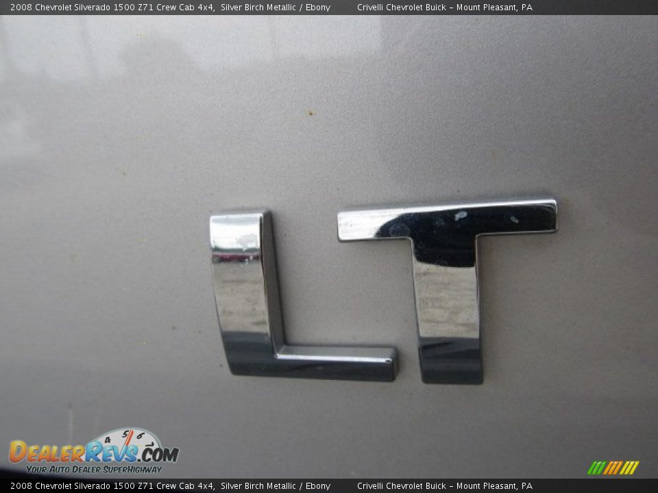 2008 Chevrolet Silverado 1500 Z71 Crew Cab 4x4 Silver Birch Metallic / Ebony Photo #8