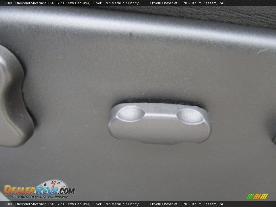 2008 Chevrolet Silverado 1500 Z71 Crew Cab 4x4 Silver Birch Metallic / Ebony Photo #16