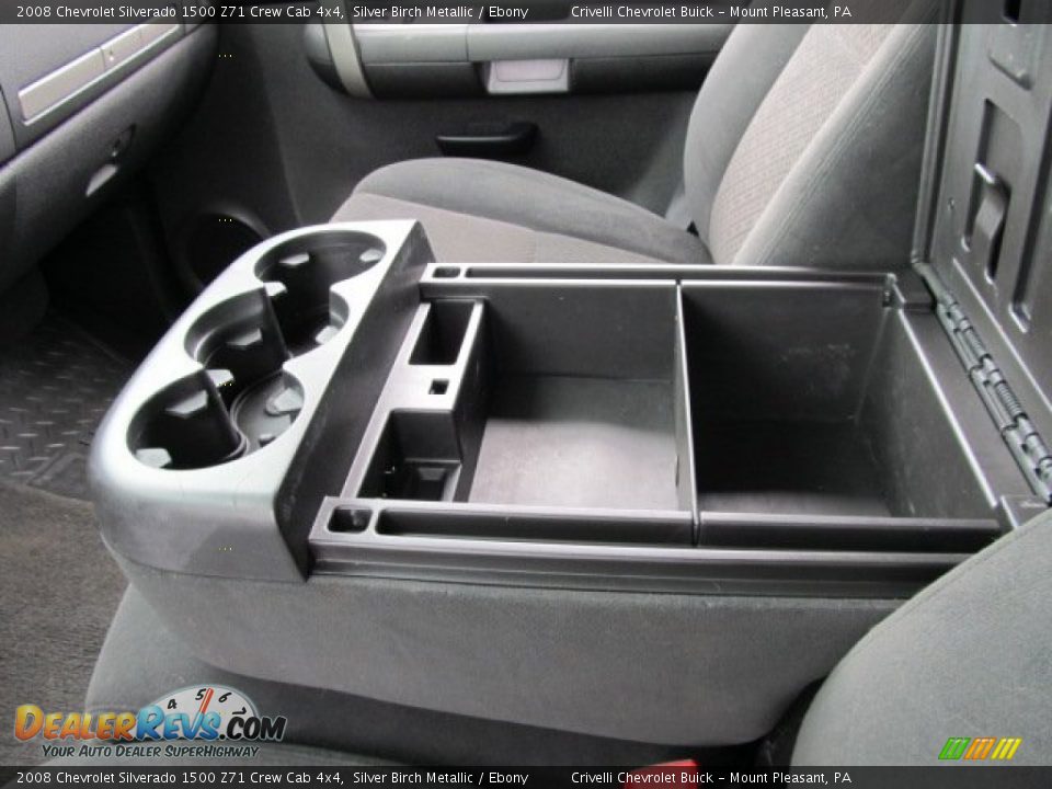 2008 Chevrolet Silverado 1500 Z71 Crew Cab 4x4 Silver Birch Metallic / Ebony Photo #18