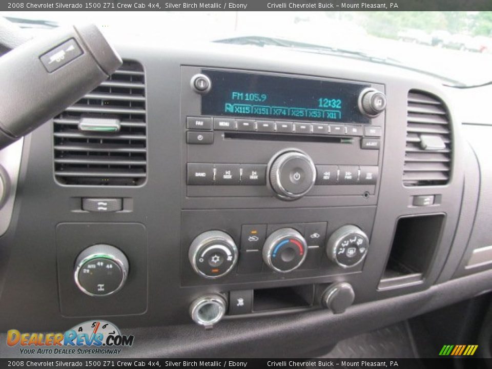 2008 Chevrolet Silverado 1500 Z71 Crew Cab 4x4 Silver Birch Metallic / Ebony Photo #20
