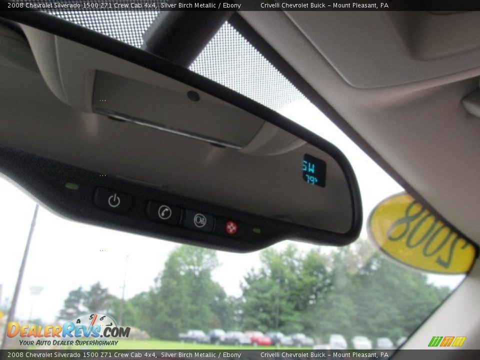 2008 Chevrolet Silverado 1500 Z71 Crew Cab 4x4 Silver Birch Metallic / Ebony Photo #22