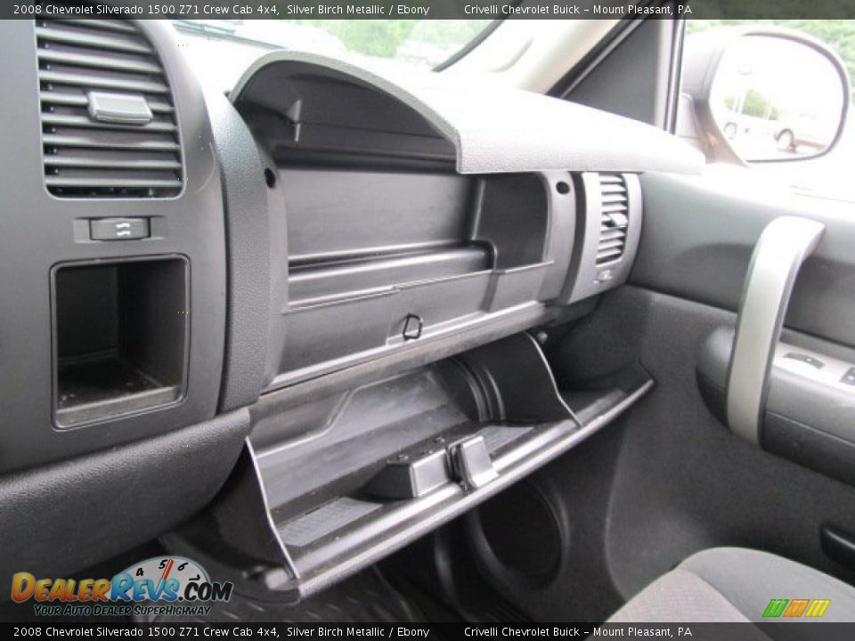 2008 Chevrolet Silverado 1500 Z71 Crew Cab 4x4 Silver Birch Metallic / Ebony Photo #23