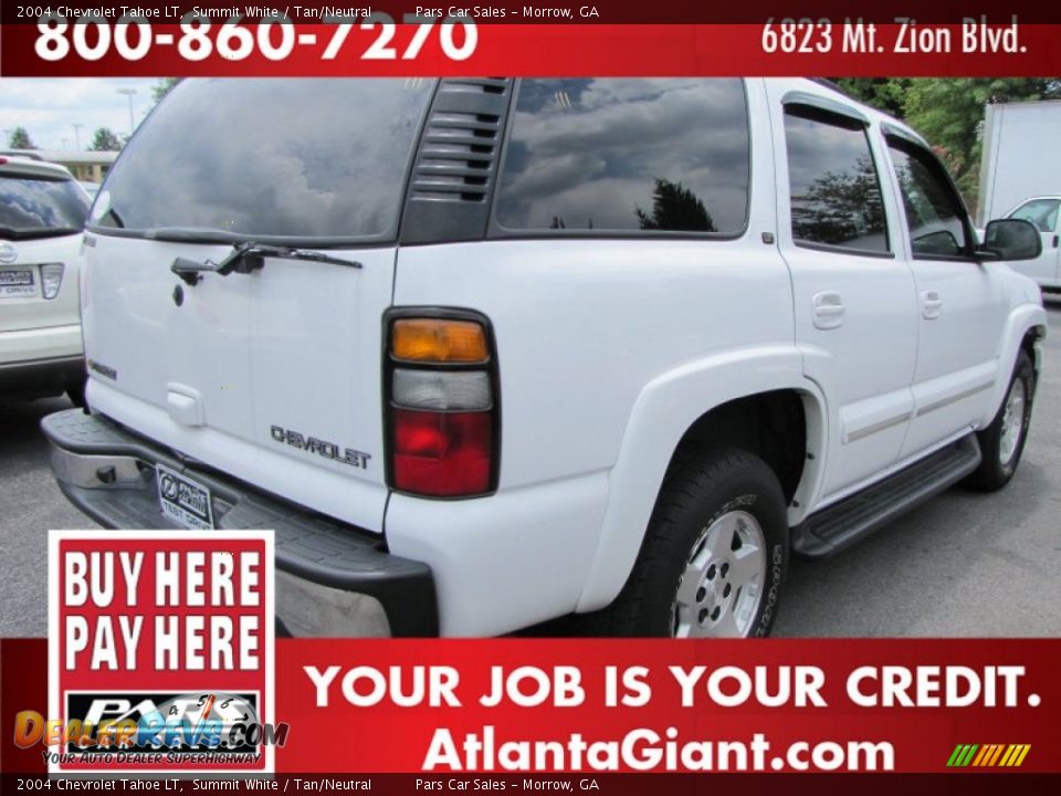 2004 Chevrolet Tahoe LT Summit White / Tan/Neutral Photo #3