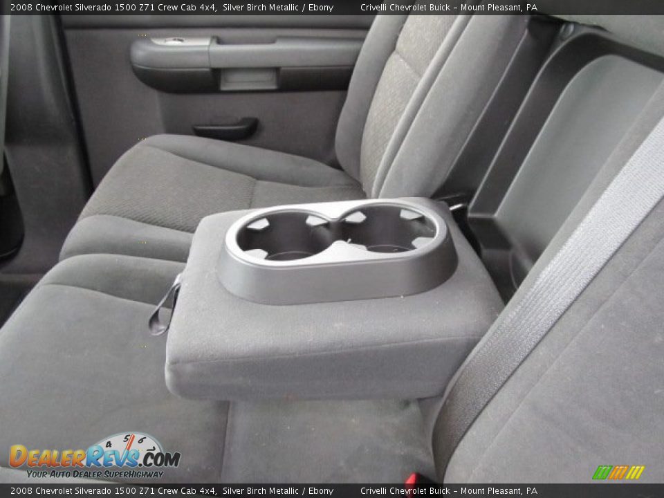 2008 Chevrolet Silverado 1500 Z71 Crew Cab 4x4 Silver Birch Metallic / Ebony Photo #26