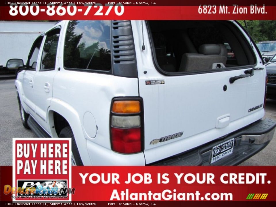 2004 Chevrolet Tahoe LT Summit White / Tan/Neutral Photo #10