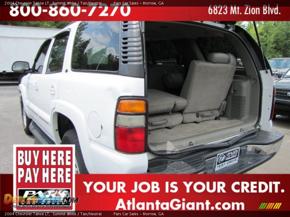 2004 Chevrolet Tahoe LT Summit White / Tan/Neutral Photo #11