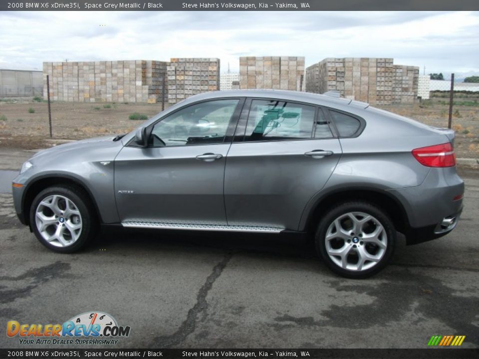 Space Grey Metallic 2008 BMW X6 xDrive35i Photo #3