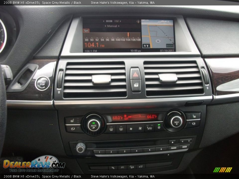 Controls of 2008 BMW X6 xDrive35i Photo #11