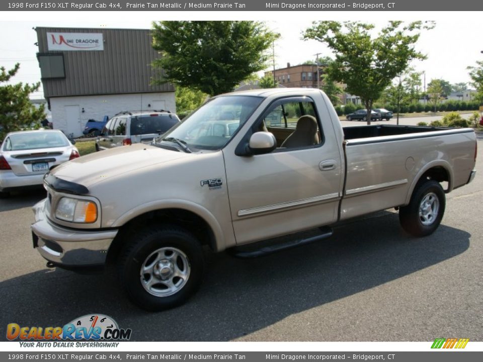 1998 Ford F150 XLT Regular Cab 4x4 Prairie Tan Metallic / Medium Prairie Tan Photo #1