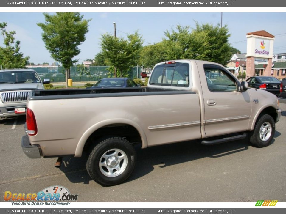 1998 Ford F150 XLT Regular Cab 4x4 Prairie Tan Metallic / Medium Prairie Tan Photo #4