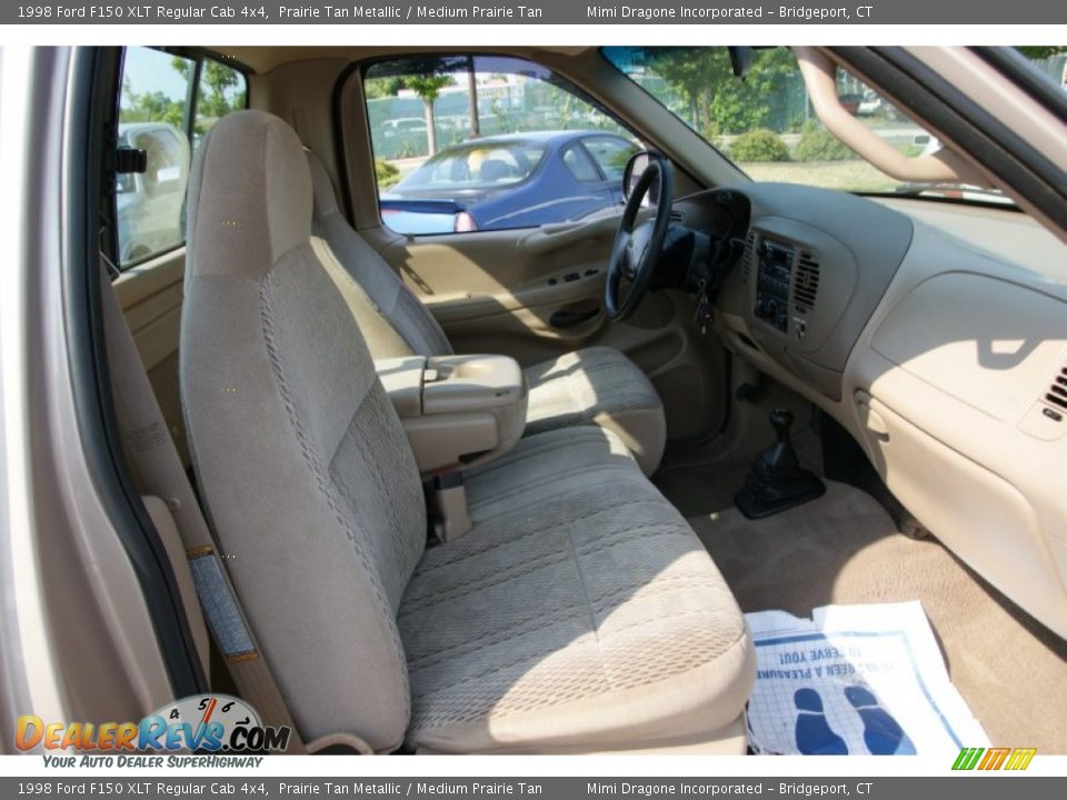 1998 Ford F150 XLT Regular Cab 4x4 Prairie Tan Metallic / Medium Prairie Tan Photo #11