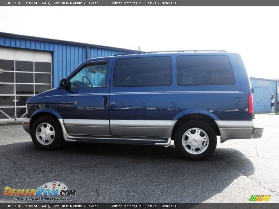 Dark Blue Metallic 2003 GMC Safari SLT AWD Photo #4