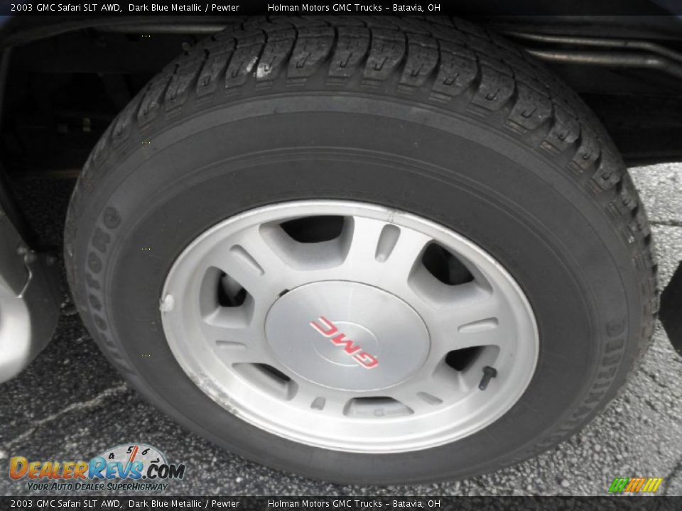 2003 GMC Safari SLT AWD Wheel Photo #13