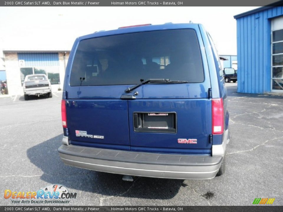 2003 GMC Safari SLT AWD Dark Blue Metallic / Pewter Photo #17