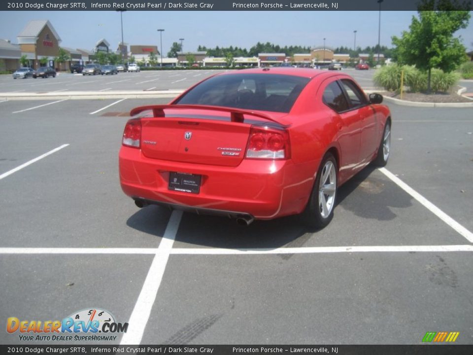 2010 Dodge Charger SRT8 Inferno Red Crystal Pearl / Dark Slate Gray Photo #3