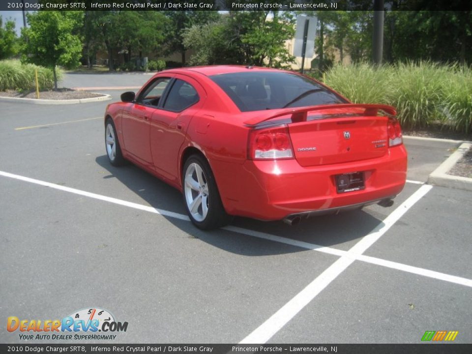 2010 Dodge Charger SRT8 Inferno Red Crystal Pearl / Dark Slate Gray Photo #4