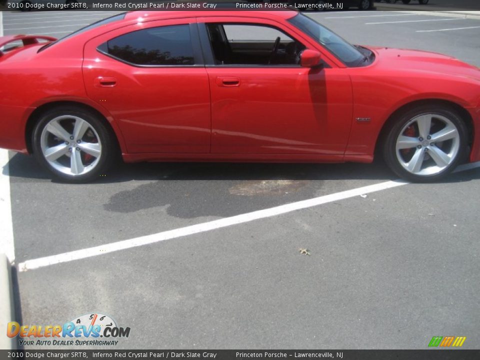 2010 Dodge Charger SRT8 Inferno Red Crystal Pearl / Dark Slate Gray Photo #9