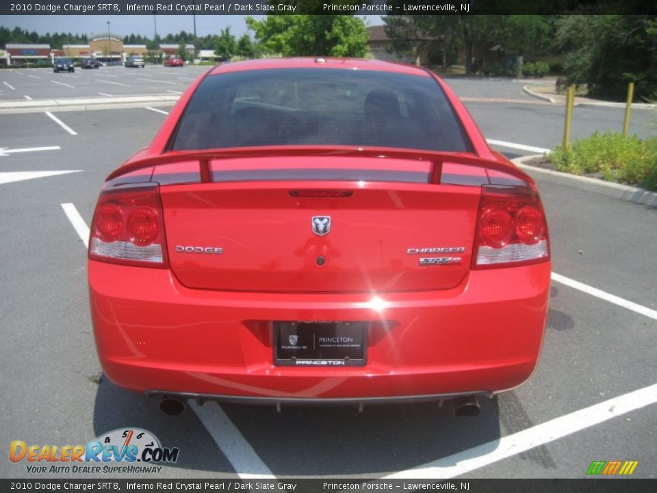 2010 Dodge Charger SRT8 Inferno Red Crystal Pearl / Dark Slate Gray Photo #11