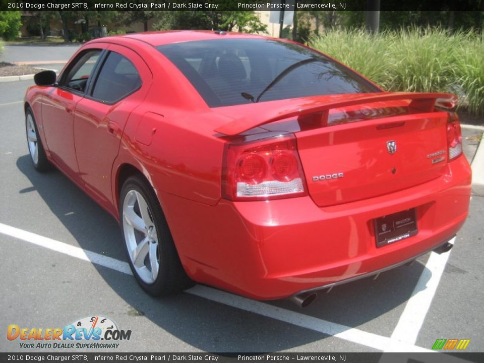 2010 Dodge Charger SRT8 Inferno Red Crystal Pearl / Dark Slate Gray Photo #12