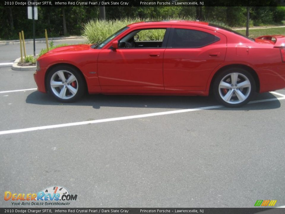 2010 Dodge Charger SRT8 Inferno Red Crystal Pearl / Dark Slate Gray Photo #13