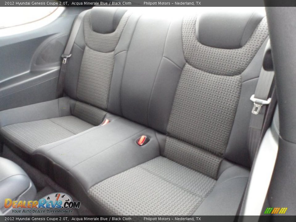 Black Cloth Interior - 2012 Hyundai Genesis Coupe 2.0T Photo #24