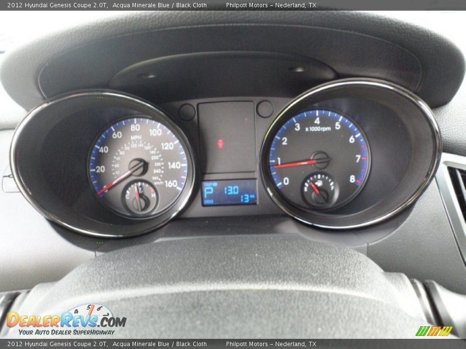 2012 Hyundai Genesis Coupe 2.0T Gauges Photo #32