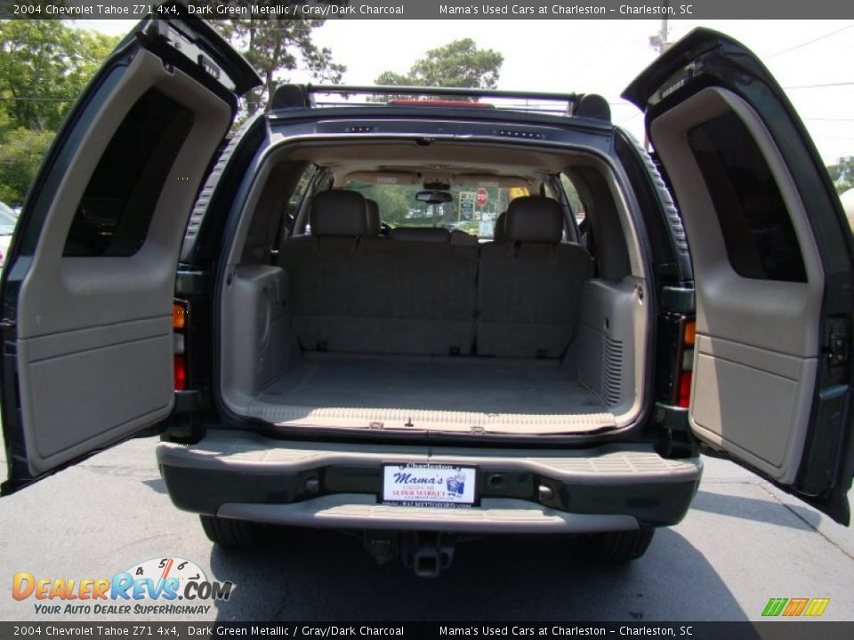 2004 Chevrolet Tahoe Z71 4x4 Dark Green Metallic / Gray/Dark Charcoal Photo #14