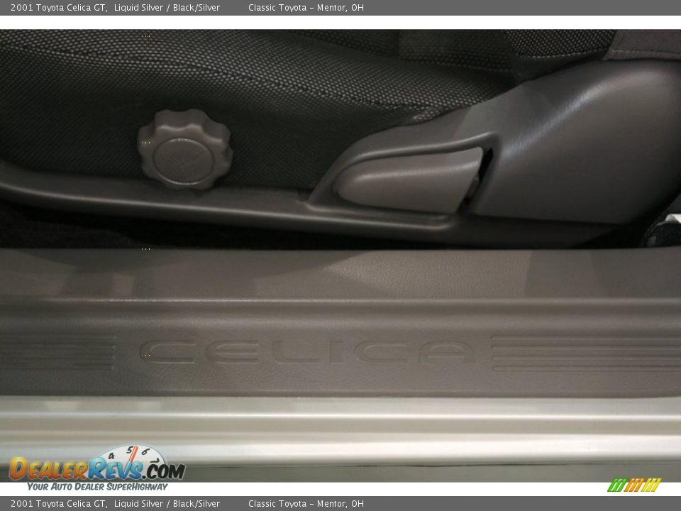 2001 Toyota Celica GT Liquid Silver / Black/Silver Photo #6