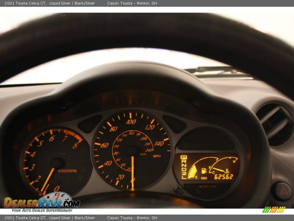 2001 Toyota Celica GT Gauges Photo #11