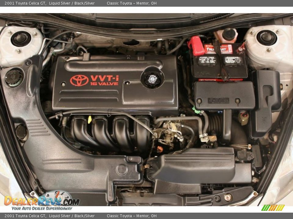 2001 Toyota Celica GT 1.8 Liter DOHC 16-Valve VVT -i 4 Cylinder Engine Photo #19