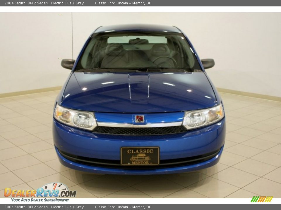 2004 Saturn ION 2 Sedan Electric Blue / Grey Photo #2