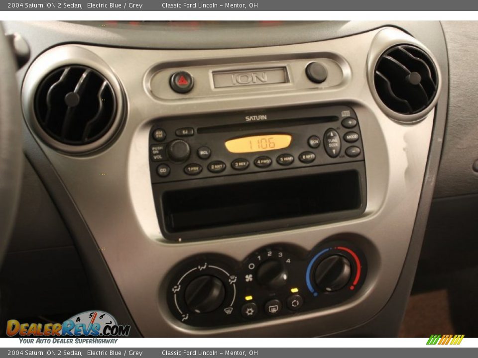 2004 Saturn ION 2 Sedan Electric Blue / Grey Photo #7