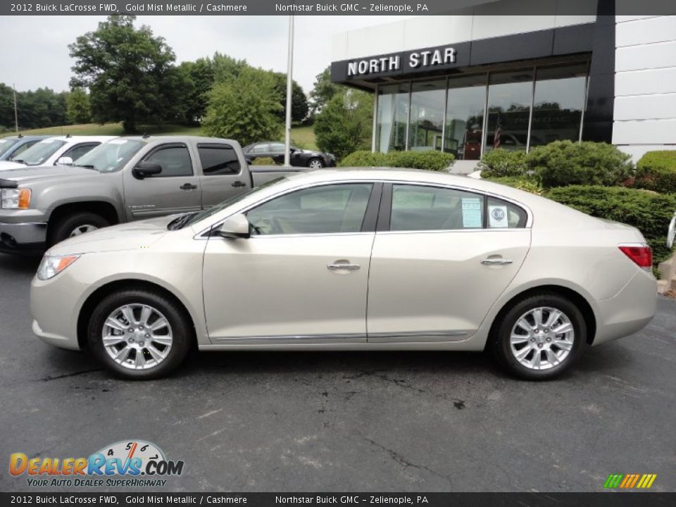 2012 Buick LaCrosse FWD Gold Mist Metallic / Cashmere Photo #2