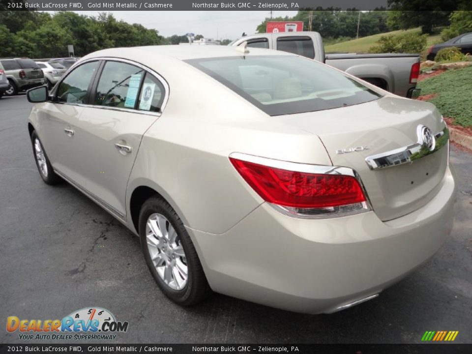 Gold Mist Metallic 2012 Buick LaCrosse FWD Photo #3