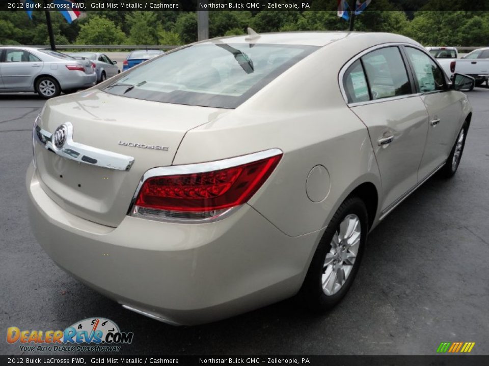 Gold Mist Metallic 2012 Buick LaCrosse FWD Photo #5