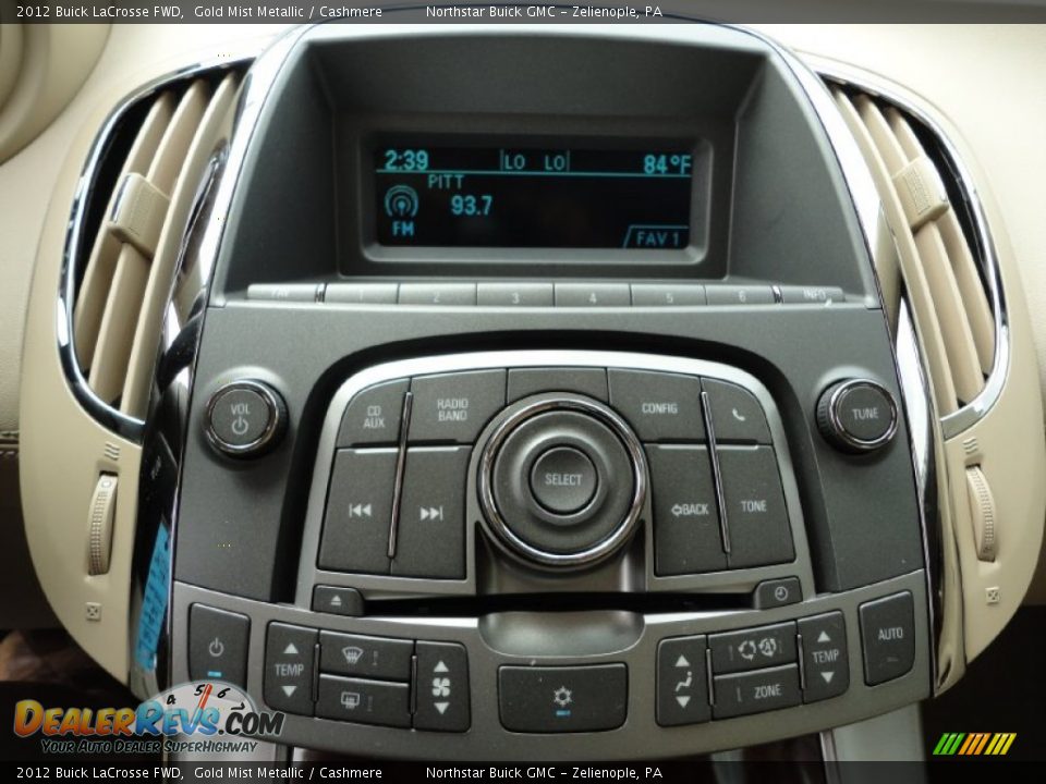 Controls of 2012 Buick LaCrosse FWD Photo #18