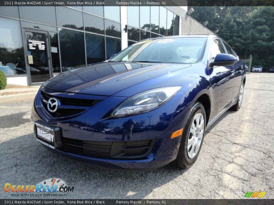 2011 Mazda MAZDA6 i Sport Sedan Kona Blue Mica / Black Photo #1