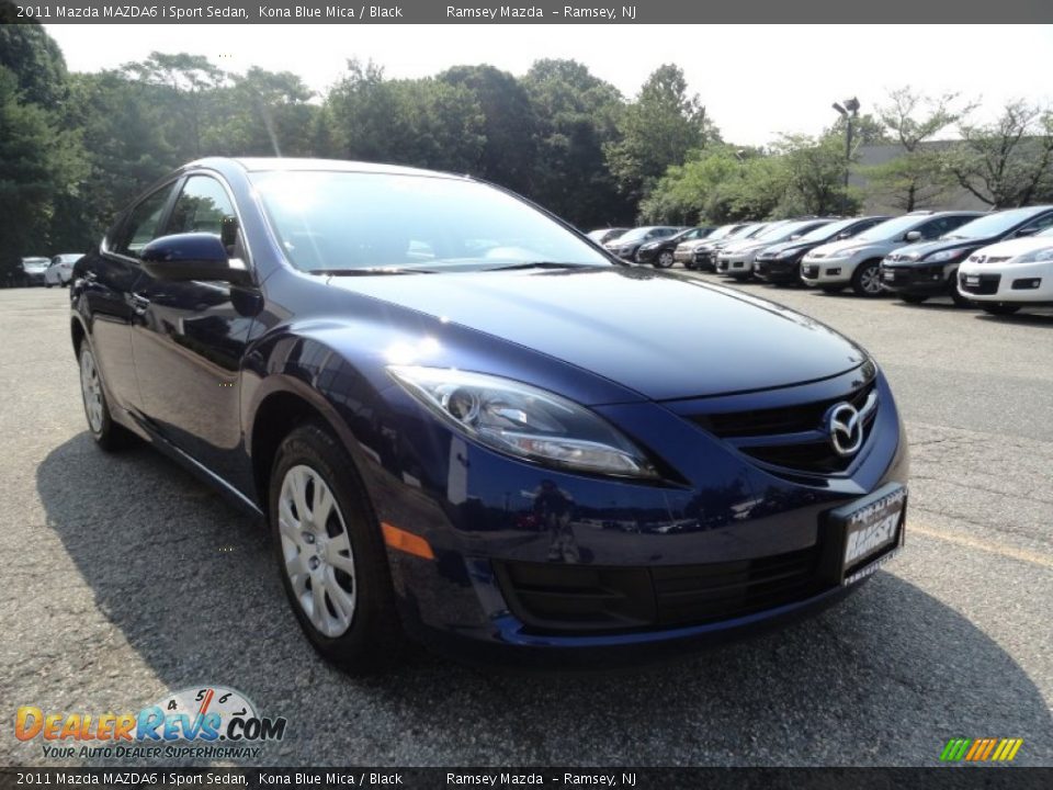 2011 Mazda MAZDA6 i Sport Sedan Kona Blue Mica / Black Photo #2