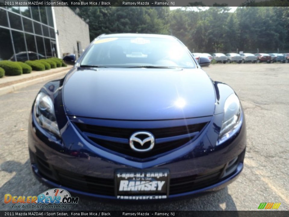 2011 Mazda MAZDA6 i Sport Sedan Kona Blue Mica / Black Photo #5